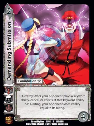 Demanding Submission [Street Fighter 30th]