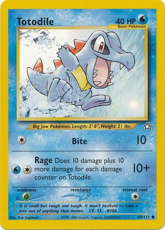 Totodile (80) [Neo Genesis]