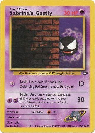 Sabrina's Gastly (96) [Gym Challenge]