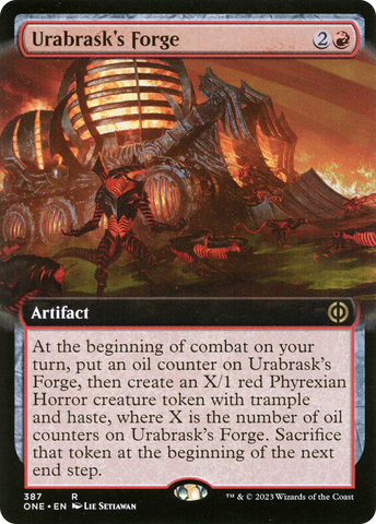 Urabrask's Forge (Extended Art) [Phyrexia: All Will Be One]
