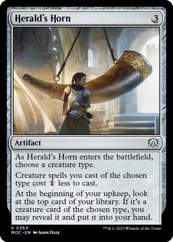 Herald's Horn [March of the Machine Commander]