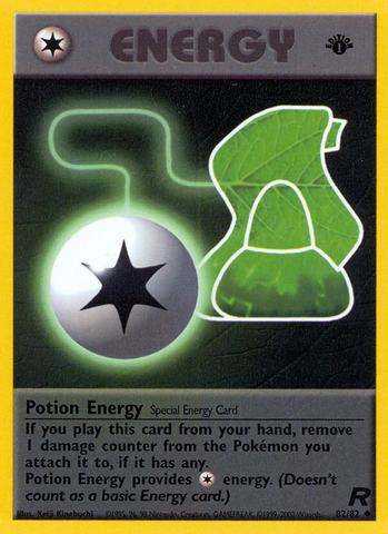 Potion Energy (82/82) [Team Rocket 1st Edition]