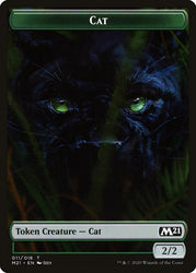 Angel // Cat (011) Double-sided Token [Core Set 2021 Tokens]