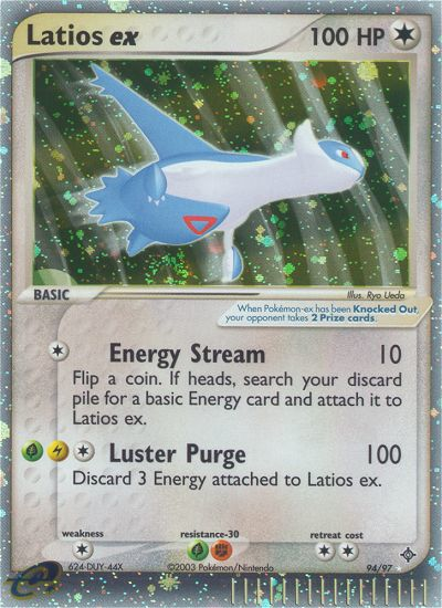 PSA Graded - Latios ex (94/97) [EX: Dragon]