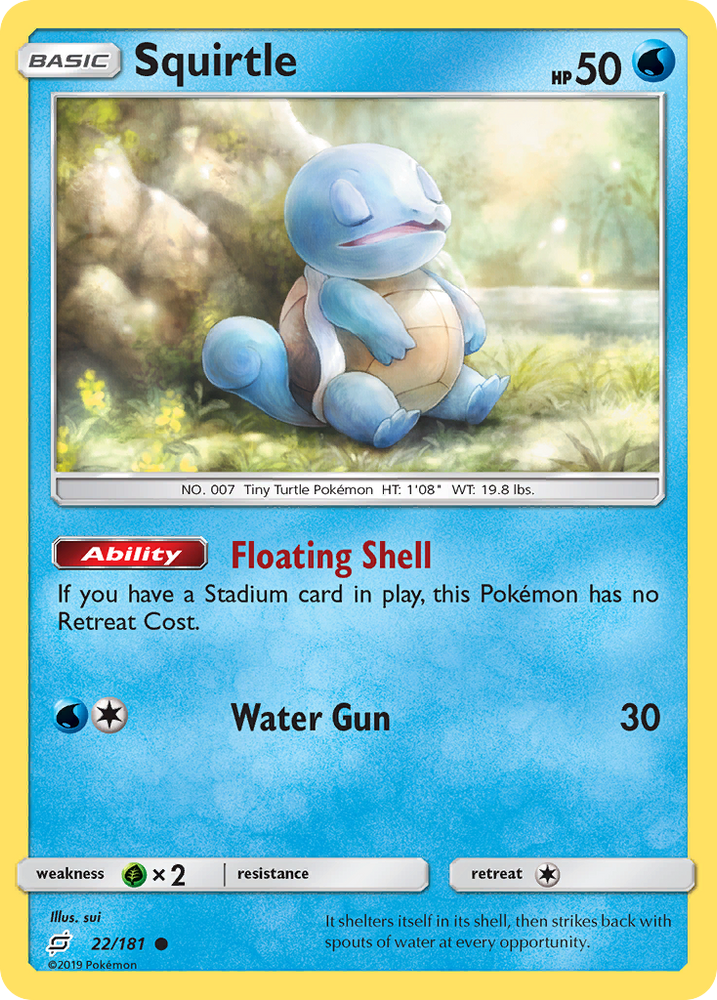 Squirtle (22/181) [Sun & Moon: Team Up]