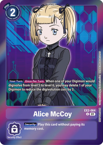 Alice McCoy [EX2-064] (Event Pack 5) [Digital Hazard Promos]