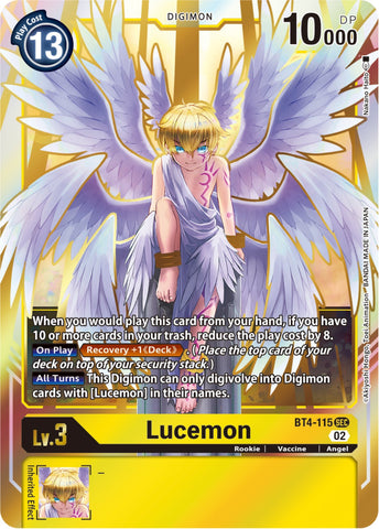 Lucemon [BT4-115] (Resurgence Booster Reprint) [Resurgence Booster]