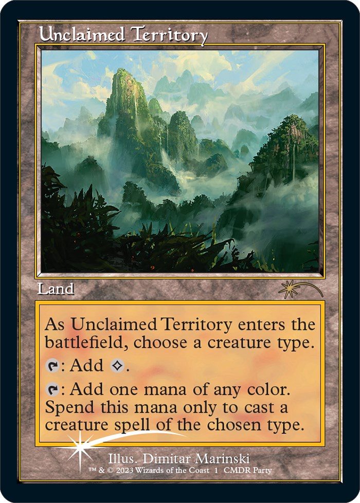 Unclaimed Territory (Retro) [2023 Commander Party]