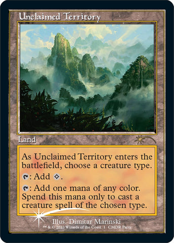 Unclaimed Territory (Retro) [2023 Commander Party]