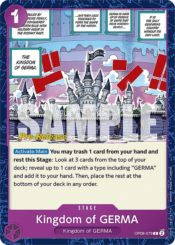 Kingdom of GERMA [Wings of the Captain Pre-Release Cards]
