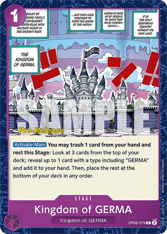 Kingdom of GERMA [Wings of the Captain Pre-Release Cards]
