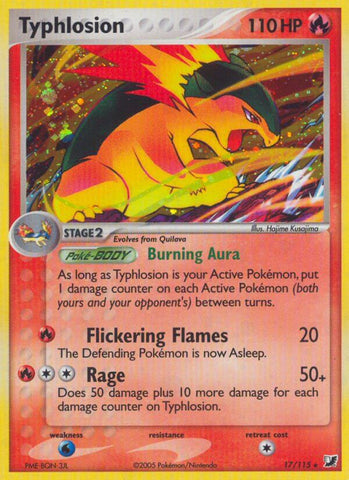 Typhlosion(17/115) (Theme Deck Exclusive) [EX: Unseen Forces]
