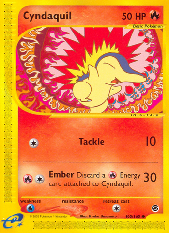 Cyndaquil (105/165) [Expedition: Base Set]