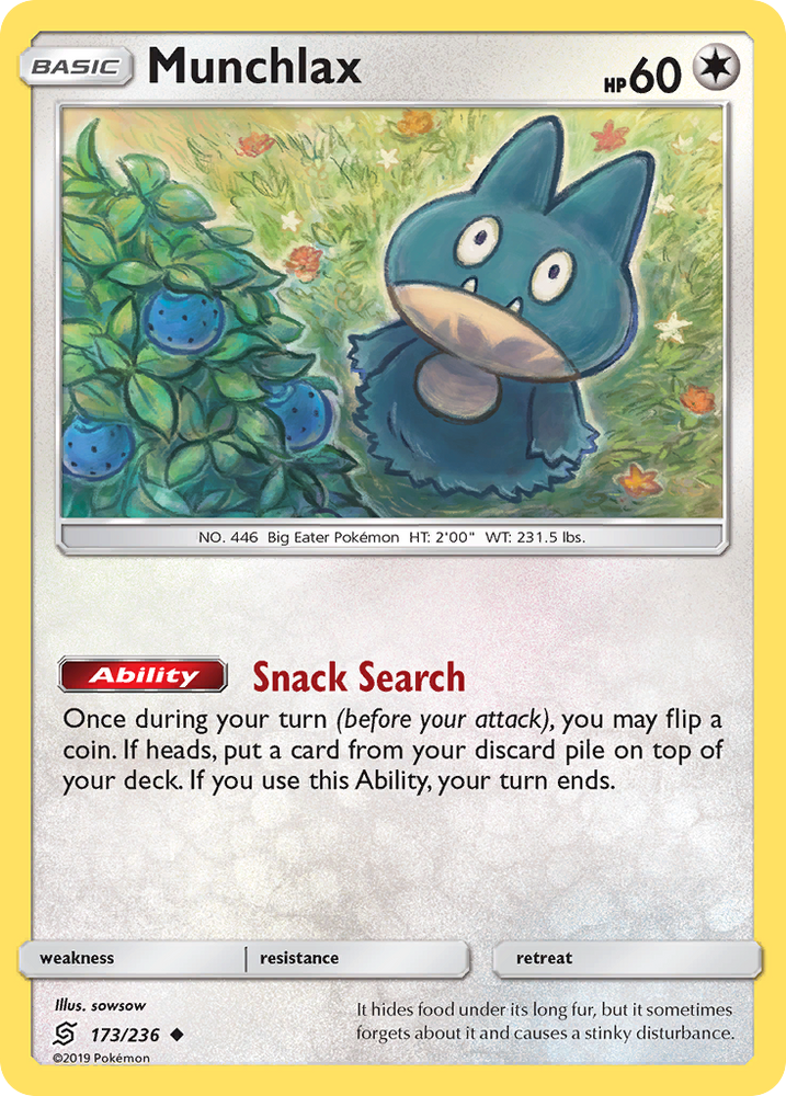 Munchlax (173/236) [Sun & Moon: Unified Minds]