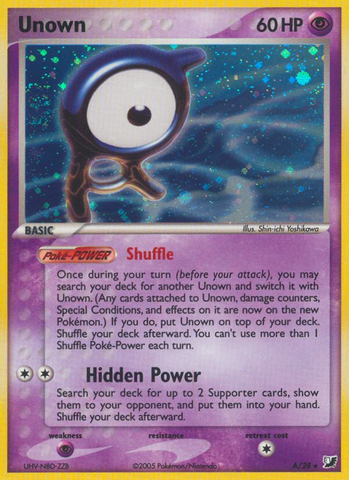 Unown (A/28) [EX: Unseen Forces]