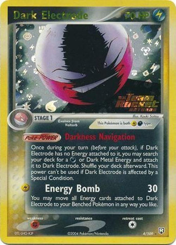 Dark Electrode (4/109) (Stamped) [EX: Team Rocket Returns]