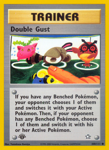 Double Gust (100/111) [Neo Genesis 1st Edition]