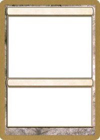 2003 World Championship Blank Card [World Championship Decks 2003]