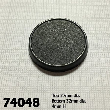 32mm Round Base