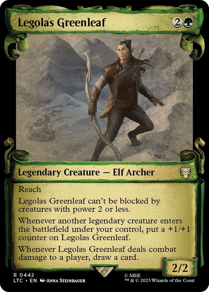 Legolas Greenleaf [The Lord of the Rings: Tales of Middle-Earth Commander Showcase Scrolls]