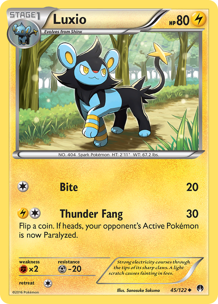 Luxio (45/122) [XY: BREAKpoint]