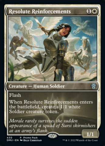 Resolute Reinforcements (Promo Pack) [Dominaria United Promos]