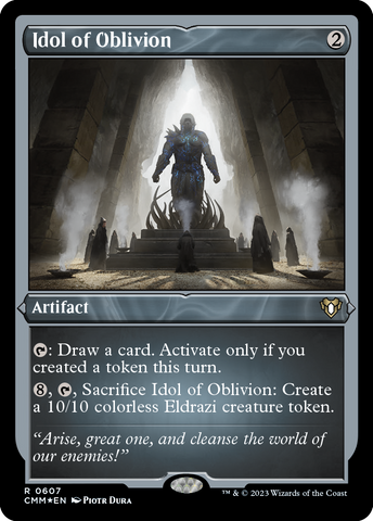 Idol of Oblivion (Foil Etched) [Commander Masters]