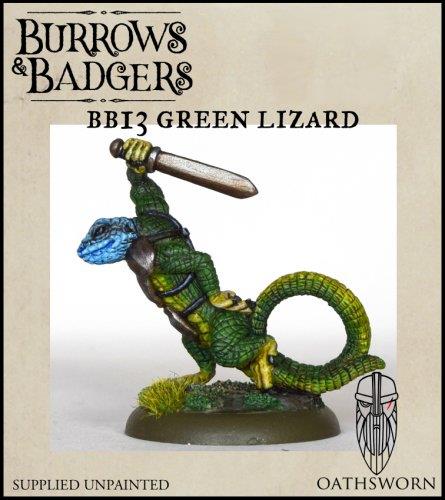 B&B: Green Lizard