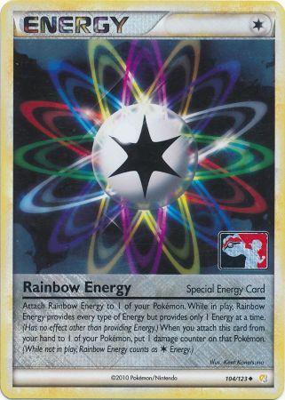 Rainbow Energy (104/123) (League Promo) [HeartGold & SoulSilver: Base Set]