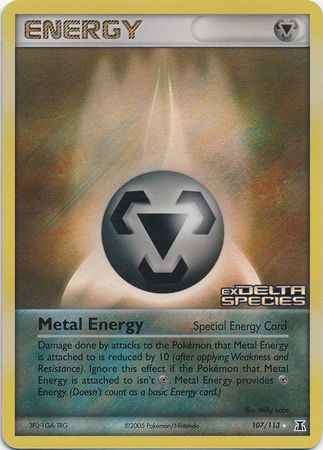 Metal Energy (107/113) (Stamped) [EX: Delta Species]