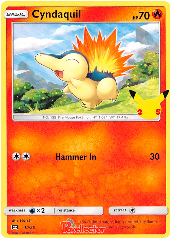 Cyndaquil (10) [McDonald's Promos 2021]