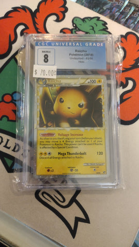 CGC Graded - Raichu (Prime) (83) [Undaunted, Holo]