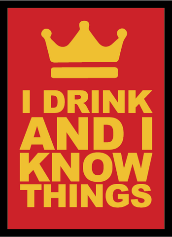 Legion Card Sleeves - I Drink and I Know Things