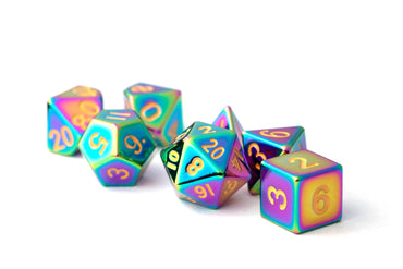 MDG: Torched Rainbow Metal Dice