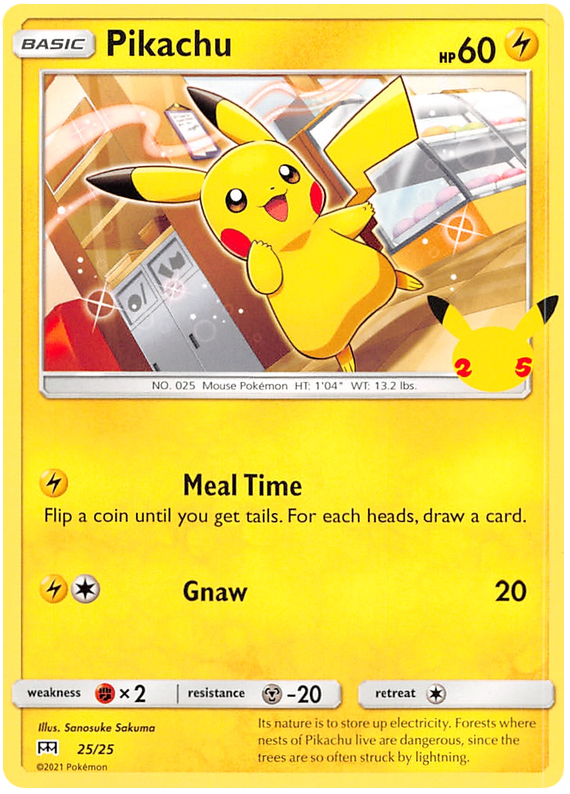 Pikachu (25) [McDonald's Promos 2021]