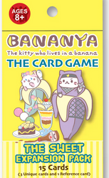 Bananya: The Kitty Who Lives in a Banana CARD GAME