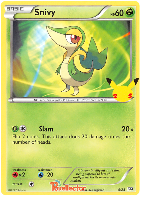 Snivy (5) [McDonald's Promos 2021]