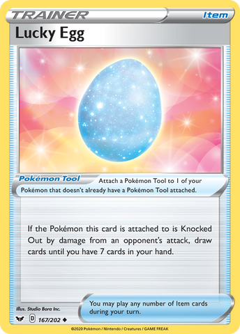 Lucky Egg (167/202) [Sword & Shield: Base Set]