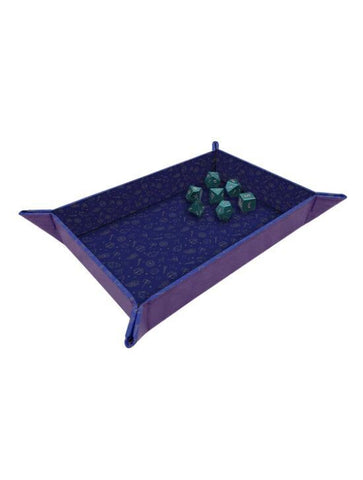 Critical Role Bells Hells Pattern Printed Leatherette Folding Dice Tray