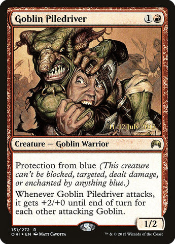Goblin Piledriver [Magic Origins Promos]