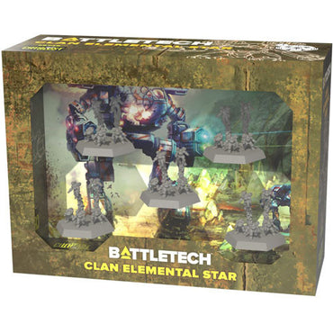 BattleTech: Clan Elemental Star Miniature Pack