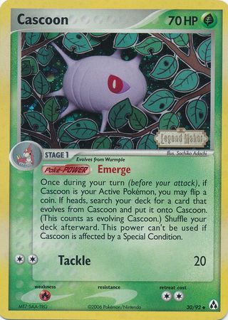 Cascoon (30/92) (Stamped) [EX: Legend Maker]