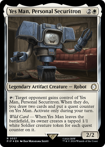 Yes Man, Personal Securitron (Surge Foil) [Fallout]