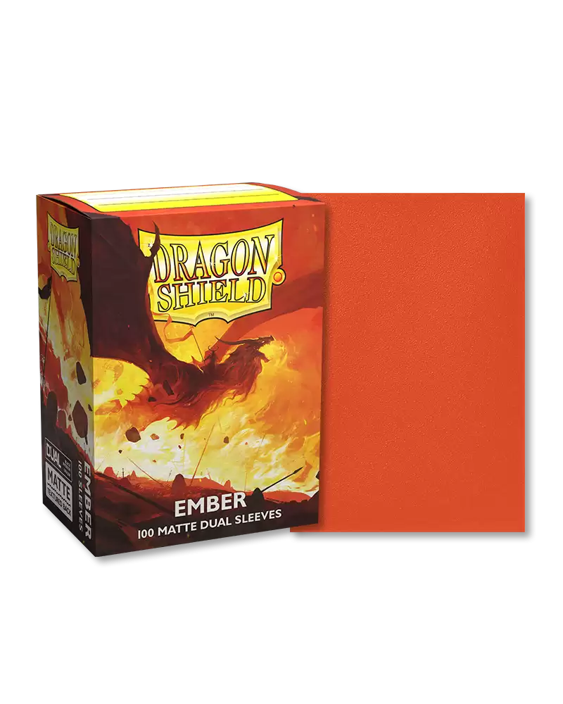 Dragon Shield: (100) Matte Card Sleeves & Box - Dual