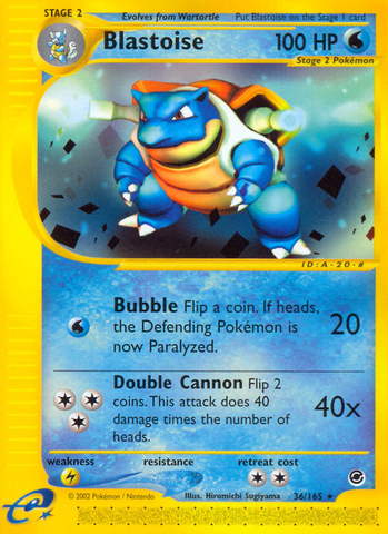 Blastoise (36/165) [Expedition: Base Set]