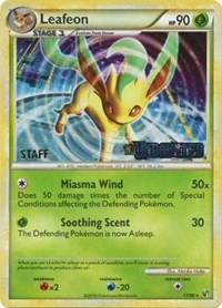 Leafeon (17/90) (Prerelease Promo) [Staff] [Nintendo: Black Star Promos]