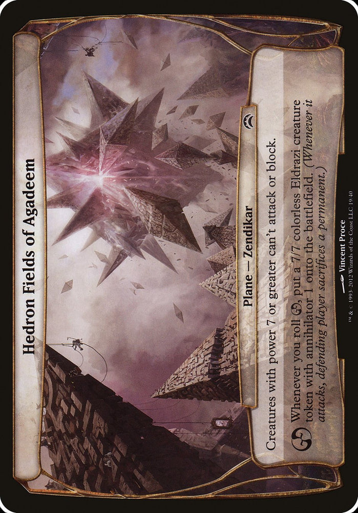Hedron Fields of Agadeem [Planechase 2012 Planes]