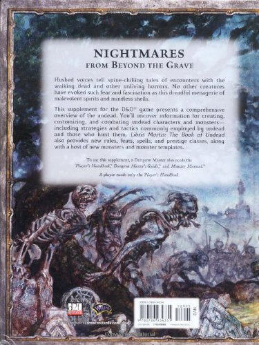 D&D 3.5: Libris Mortis: The Book of the Undead