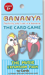 Bananya: The Kitty Who Lives in a Banana CARD GAME