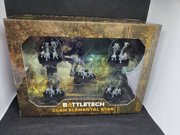 BattleTech: Clan Elemental Star Miniature Pack